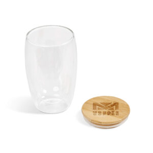 Okiyo Jumbo Moco Double-Wall Glass Cup – 450ml