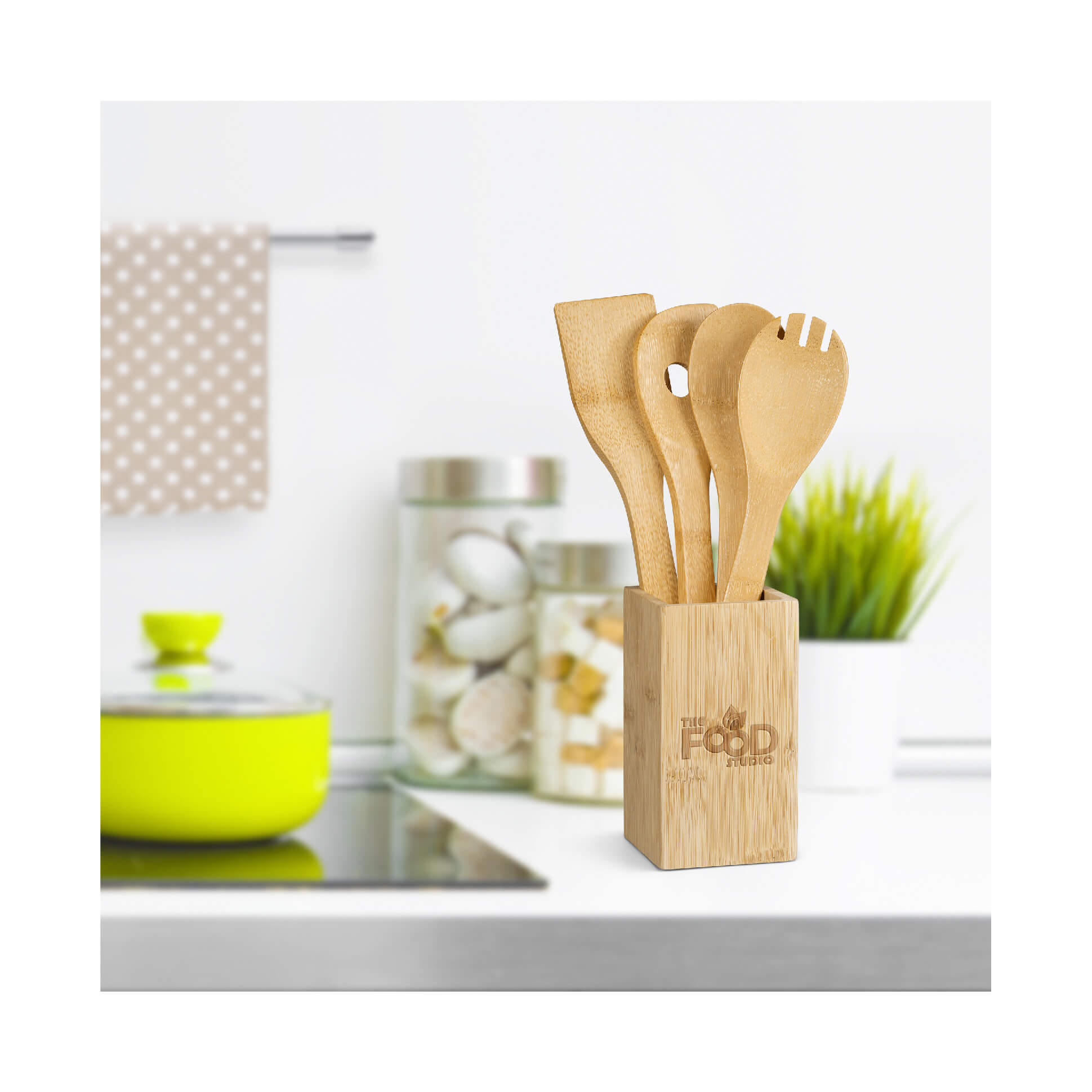 Okiyo Betsubara Bamboo Cooking Utensils Set - Image 5