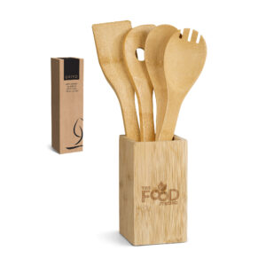 Okiyo Betsubara Bamboo Cooking Utensils Set