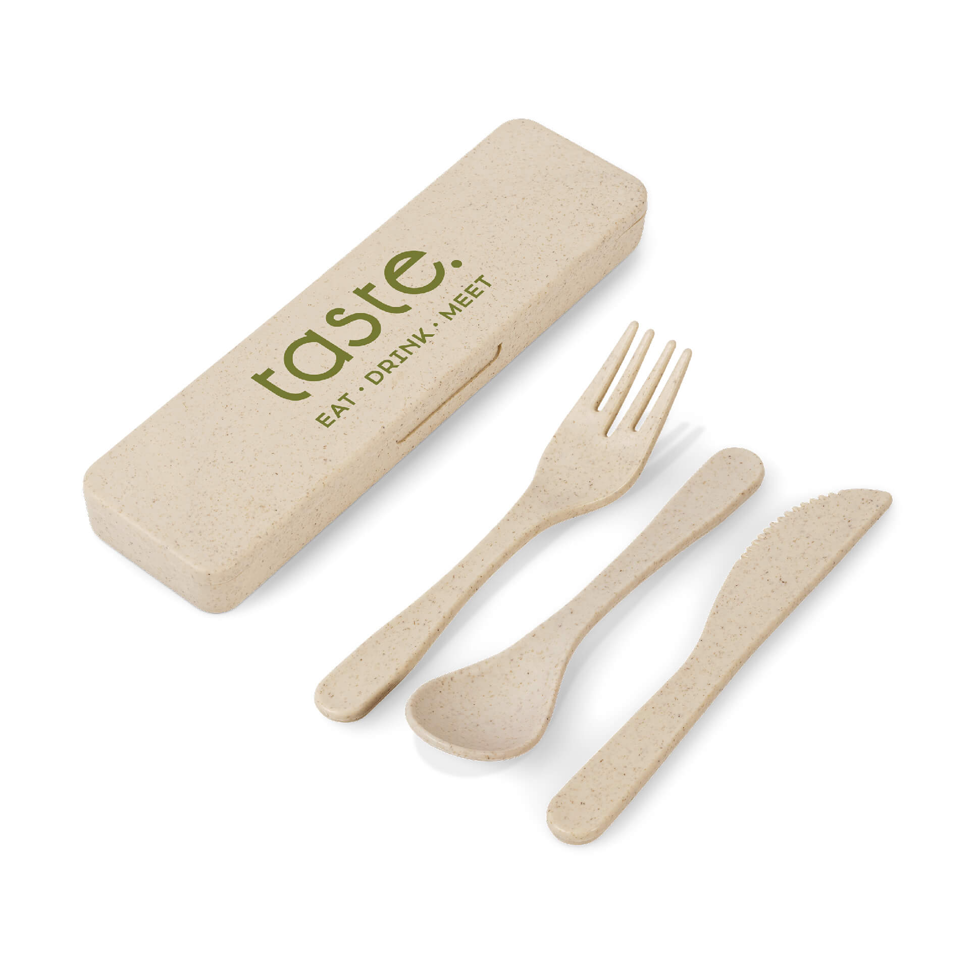 Okiyo Heiki Wheat Straw Cutlery Set