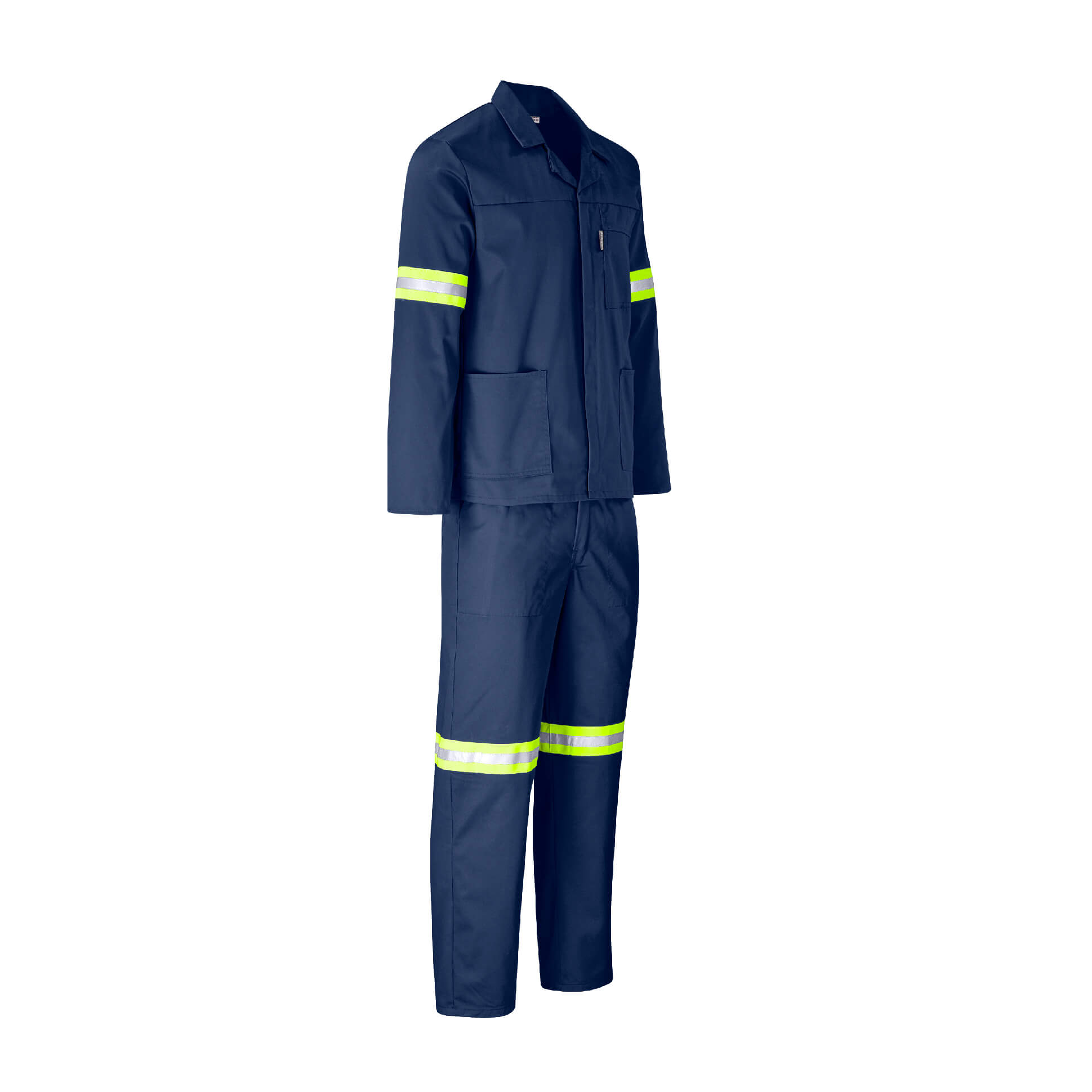 Trade Polycotton Conti Suit - Reflective Arms & Legs - Yellow Tape - Image 16