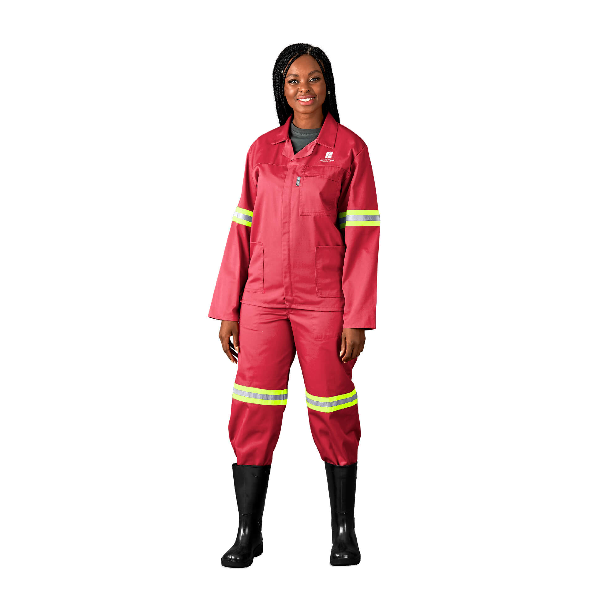 Trade Polycotton Conti Suit - Reflective Arms & Legs - Yellow Tape - Image 27