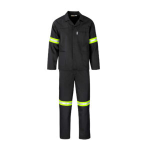 Trade Polycotton Conti Suit – Reflective Arms & Legs – Yellow Tape