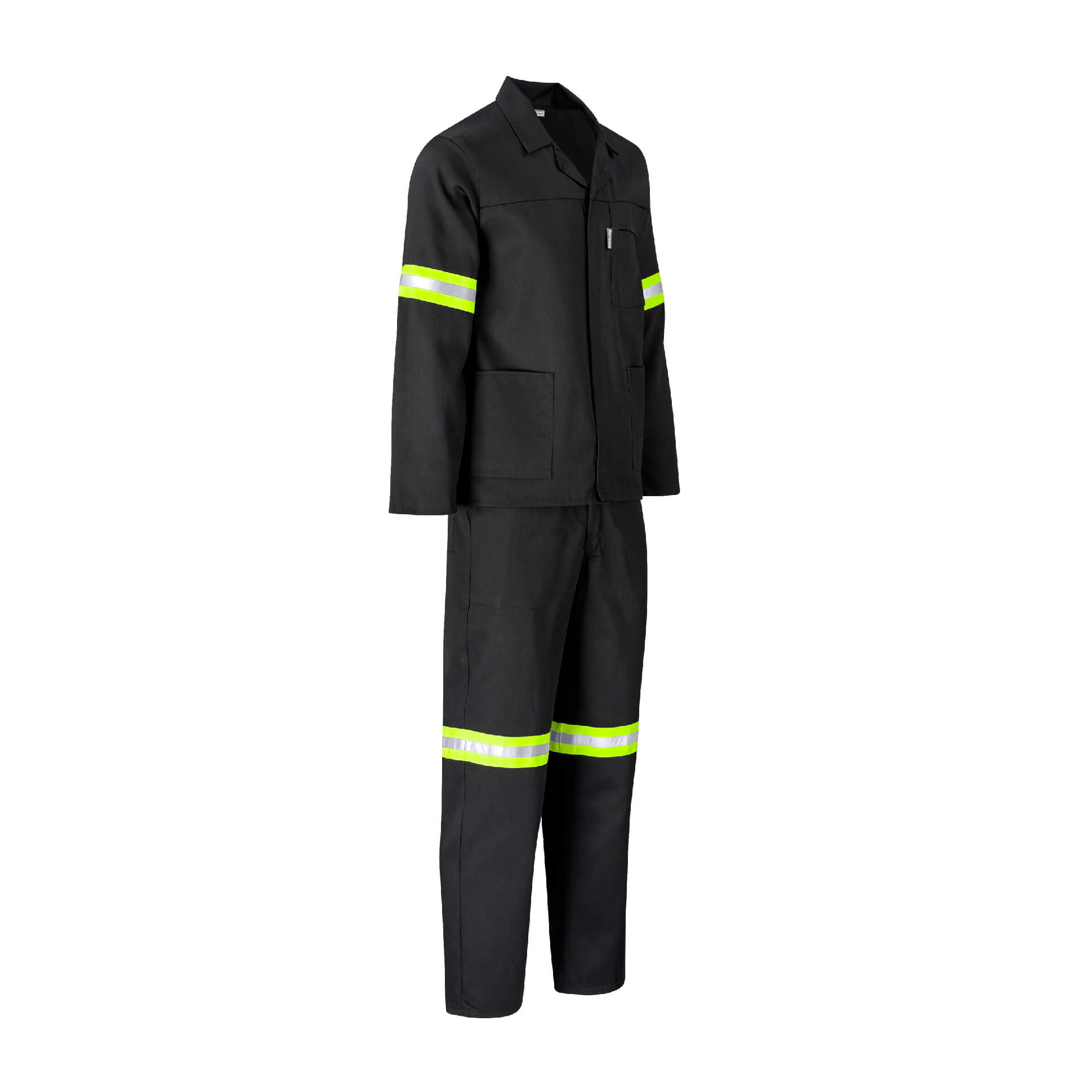 Trade Polycotton Conti Suit - Reflective Arms & Legs - Yellow Tape - Image 3