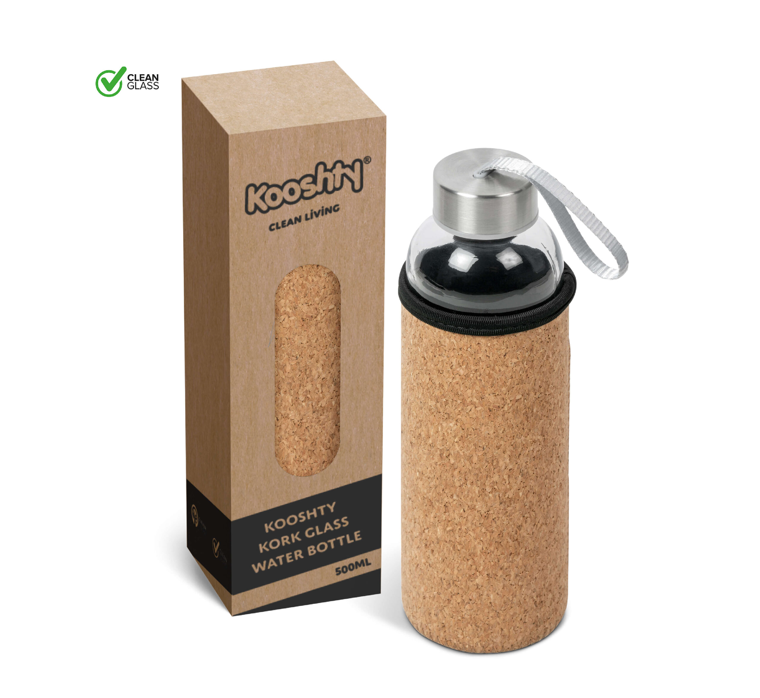 Kooshty Kork Water Bottle - 500ml