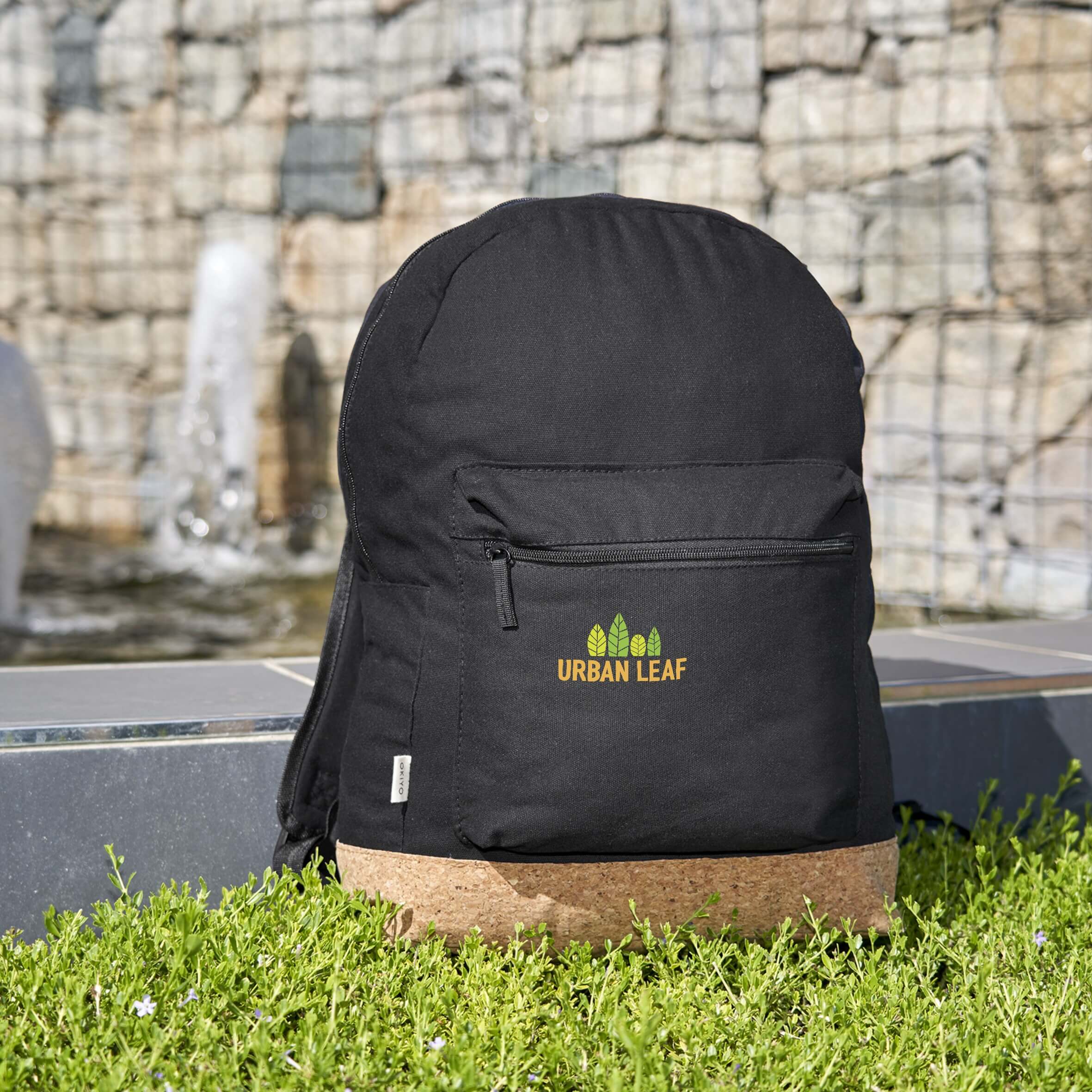 Okiyo Koruku Cork Backpack - Black - Image 5