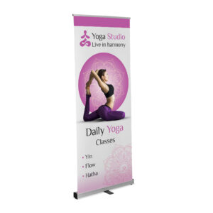 Champion Fabric Pull-Up Banner