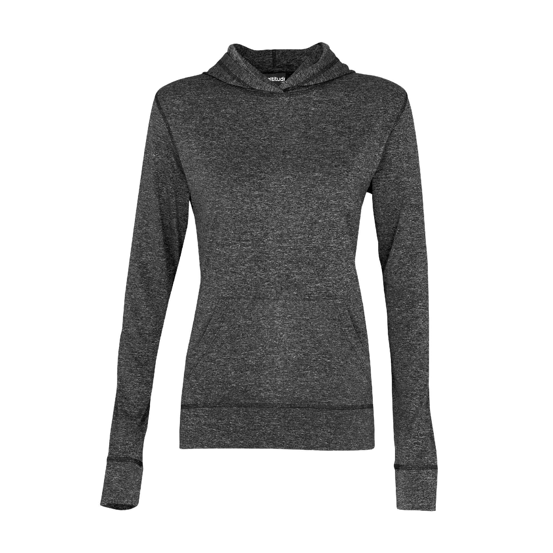 Ladies Fitness Lightweight Hooded Sweater - Image 2