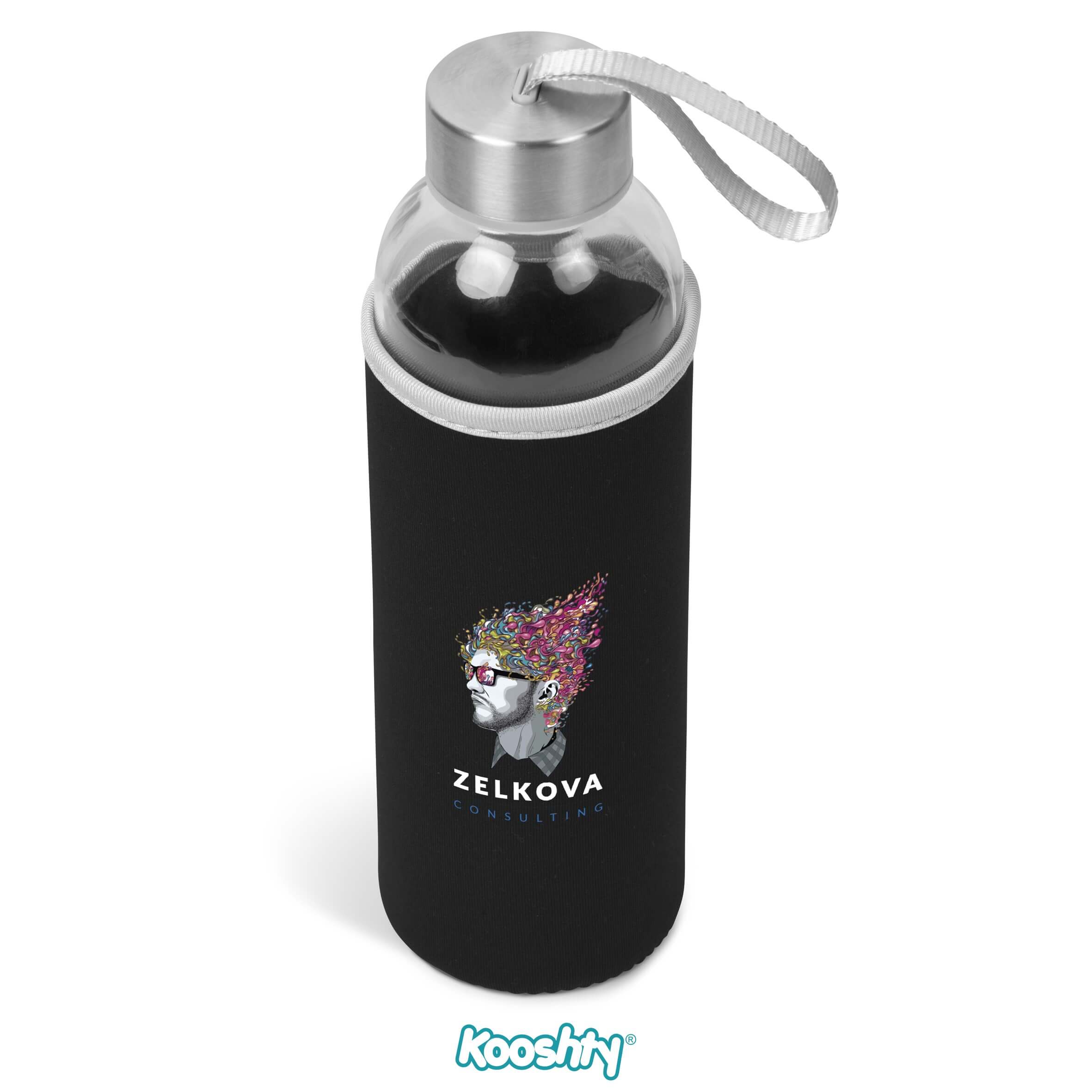 Kooshty Neo Glass Water Bottle - 500ml - Image 4