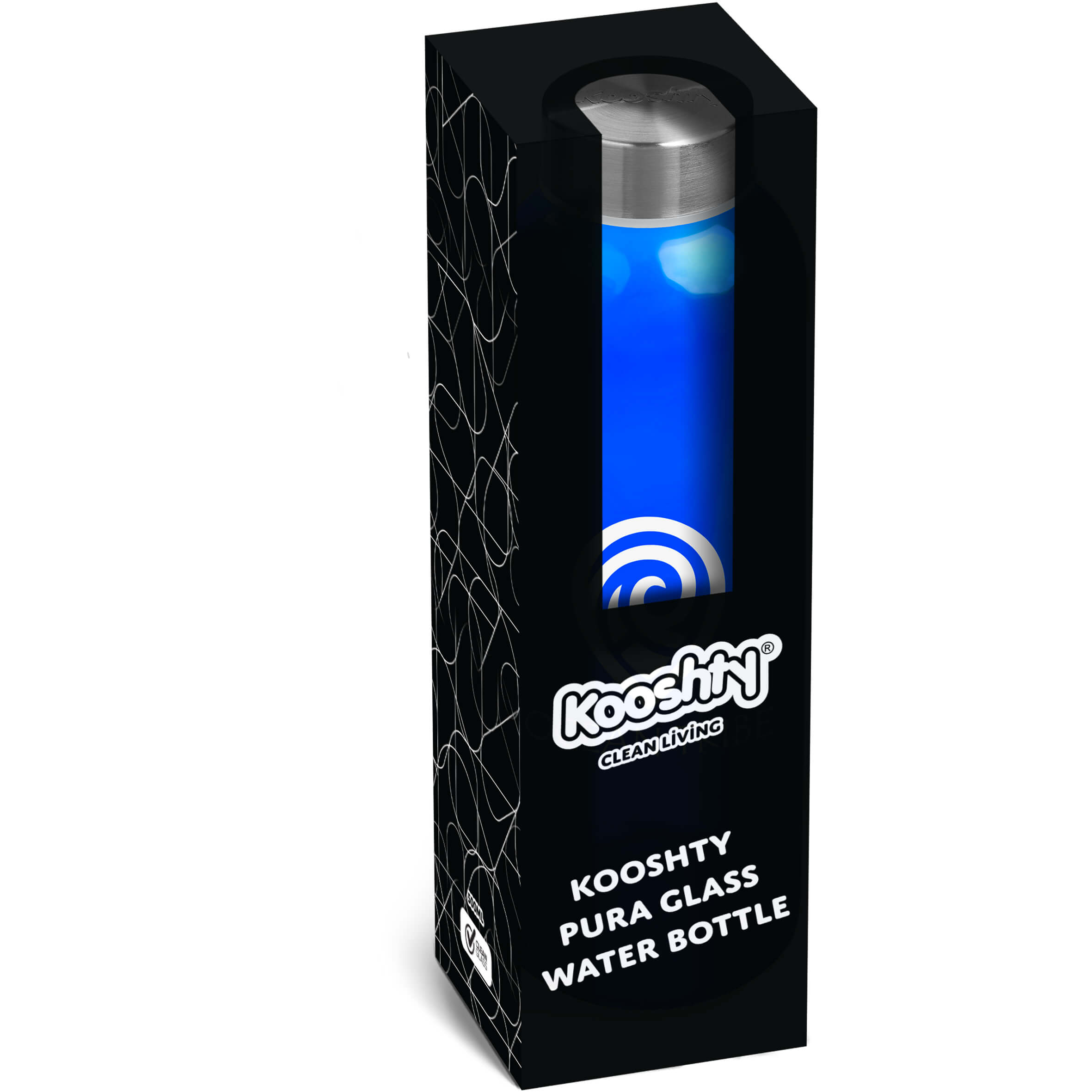 Kooshty Pura Glass Water Bottle - 500ml - Image 5