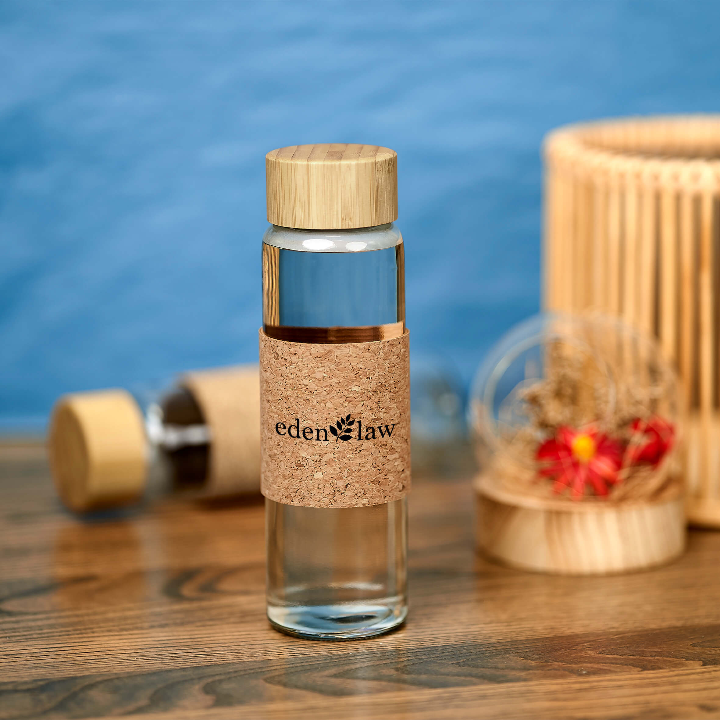 Kooshty Bamboost Glass Water Bottle - 700ml - Image 9