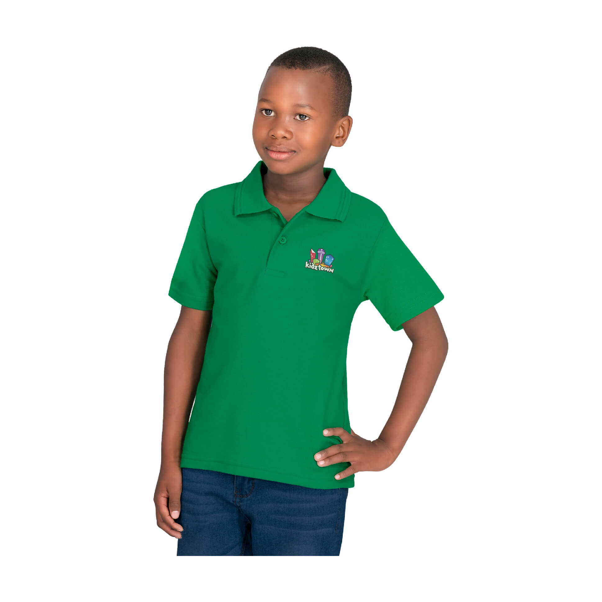 Kids Basic Pique Golf Shirt