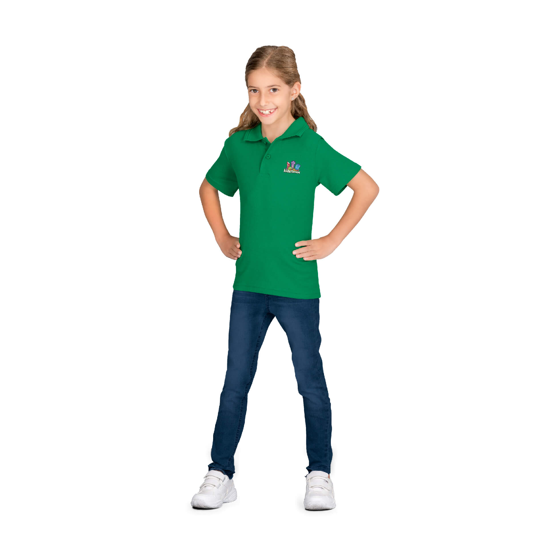 Kids Basic Pique Golf Shirt - Image 8