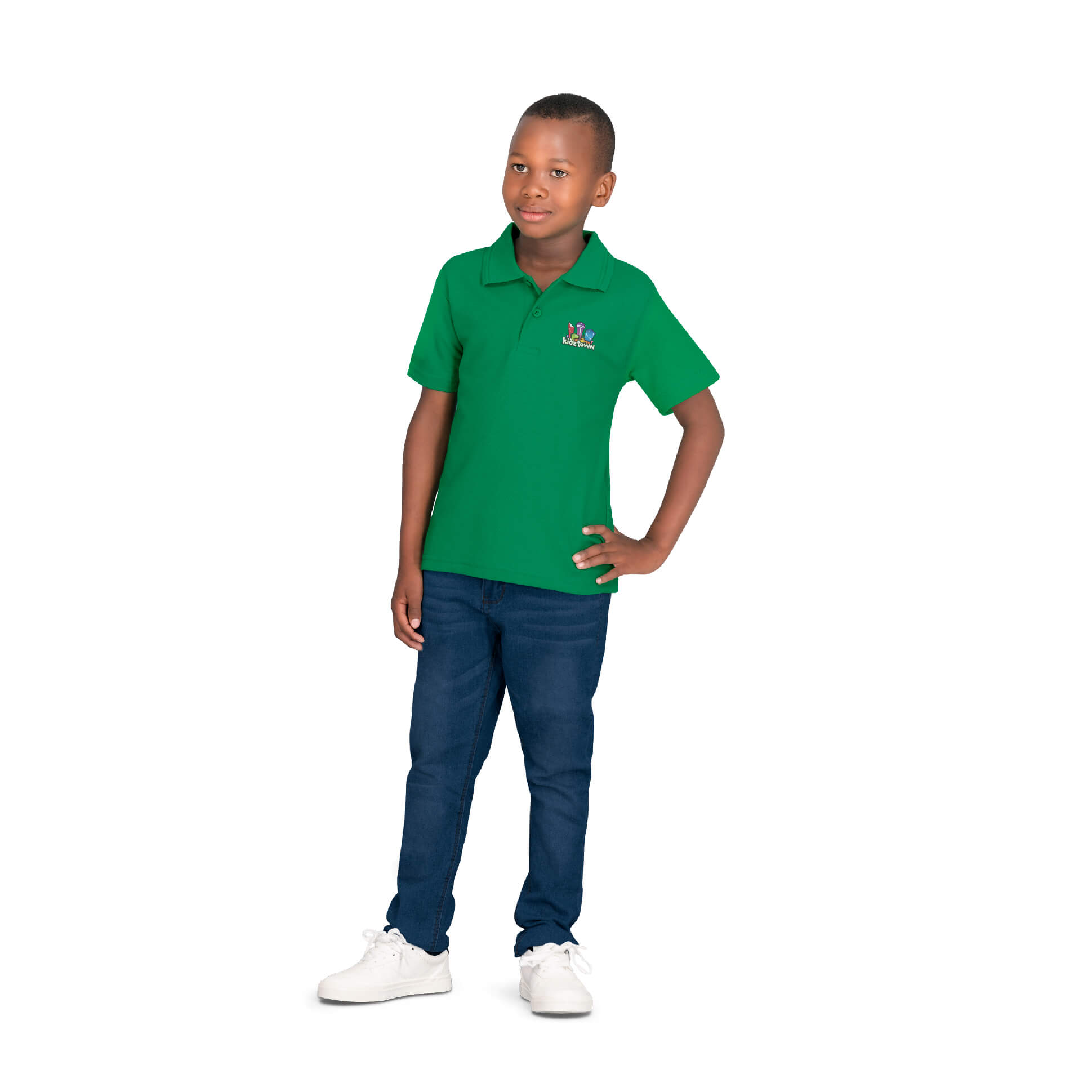 Kids Basic Pique Golf Shirt - Image 9