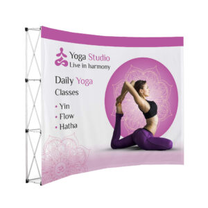 Legend Curved Banner Wall 2.85M X 2.25M