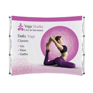 Legend Curved Banner Wall 2.85M X 2.25M