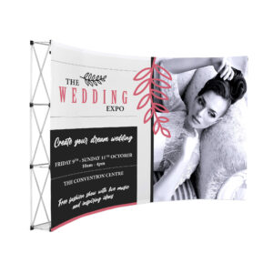 Legend Curved Banner Wall 3.5M X 2.25M