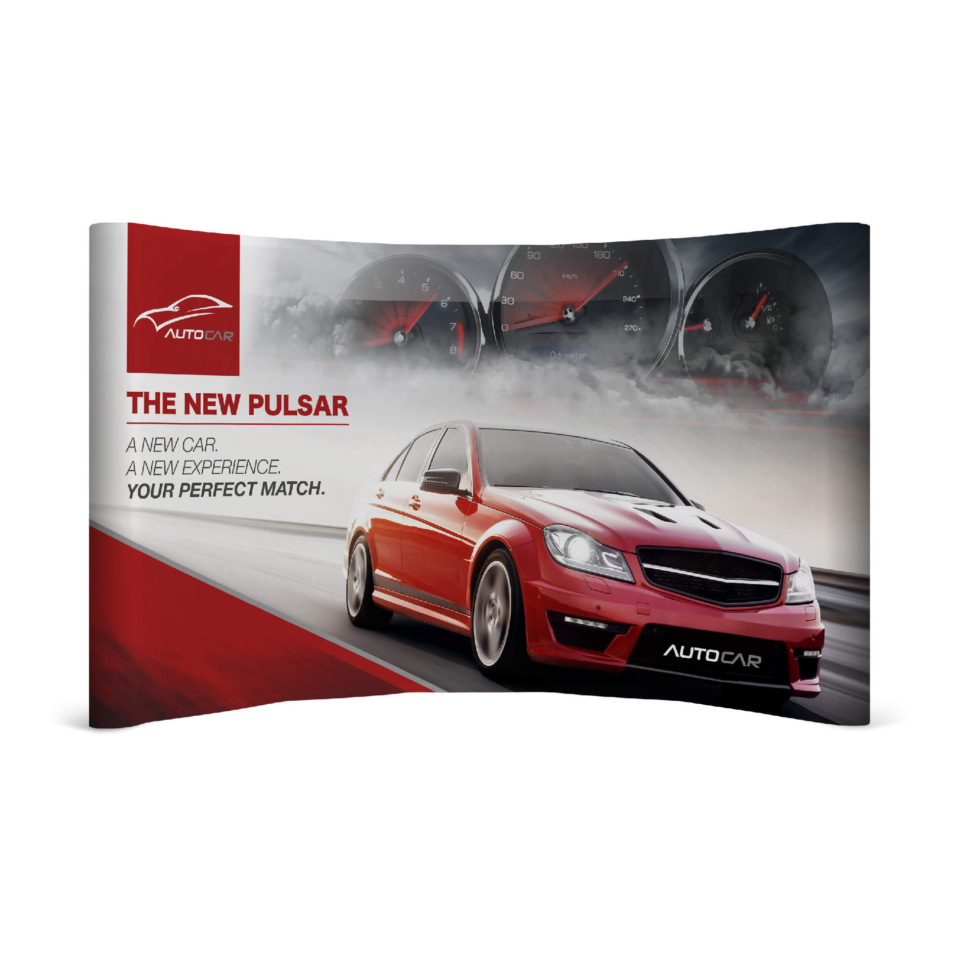 Legend Curved Banner Wall With Wings 3.5M X 2.25M - Image 3