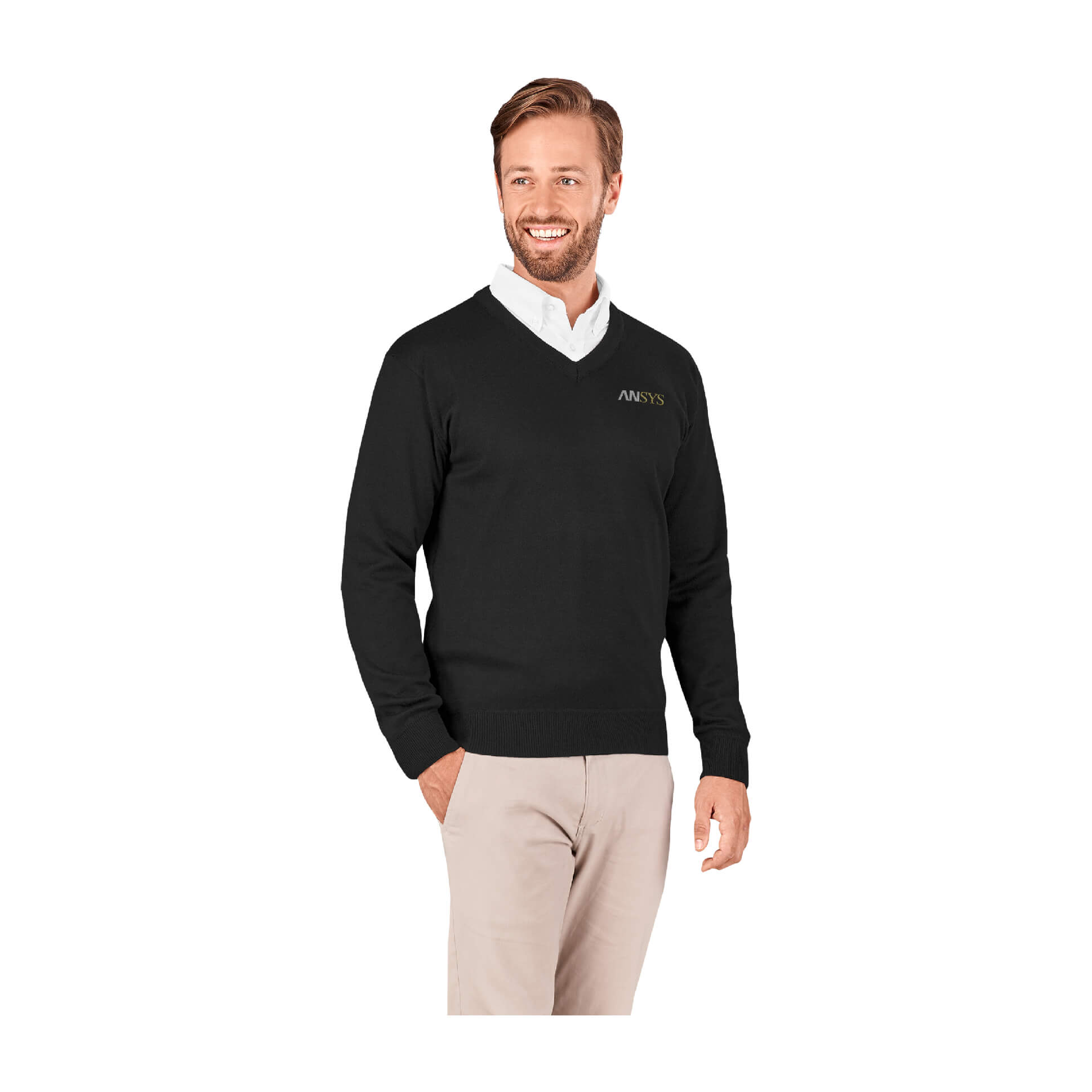 Mens Long Sleeve Peru V-Neck Jersey