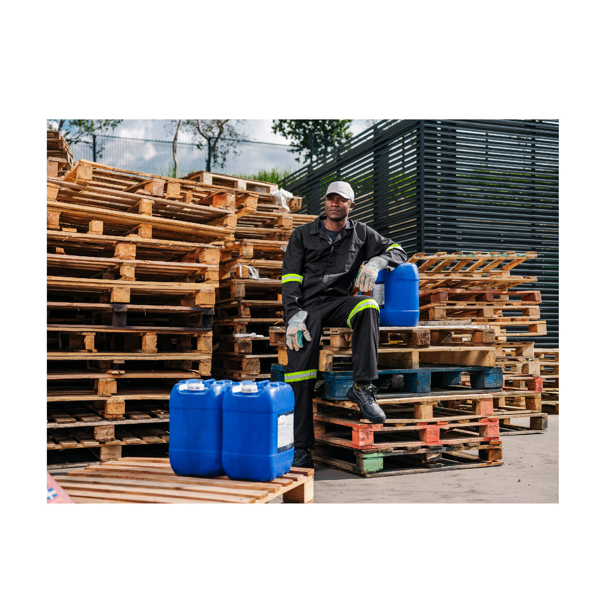 Trade Polycotton Conti Suit - Reflective Arms & Legs - Yellow Tape - Image 36