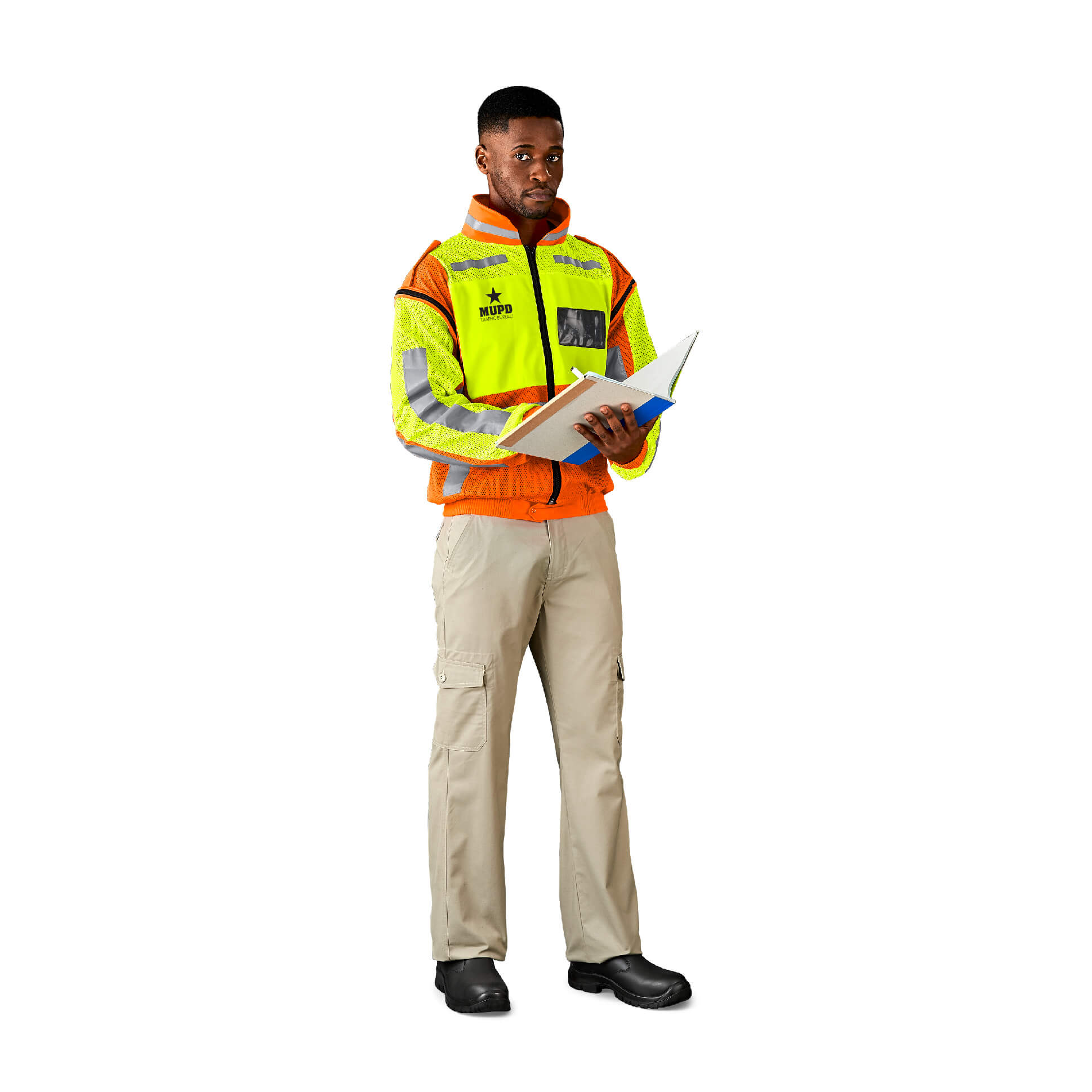 Metro Two-Tone Hi-Viz Reflective Zip-Off Jacket - Image 11