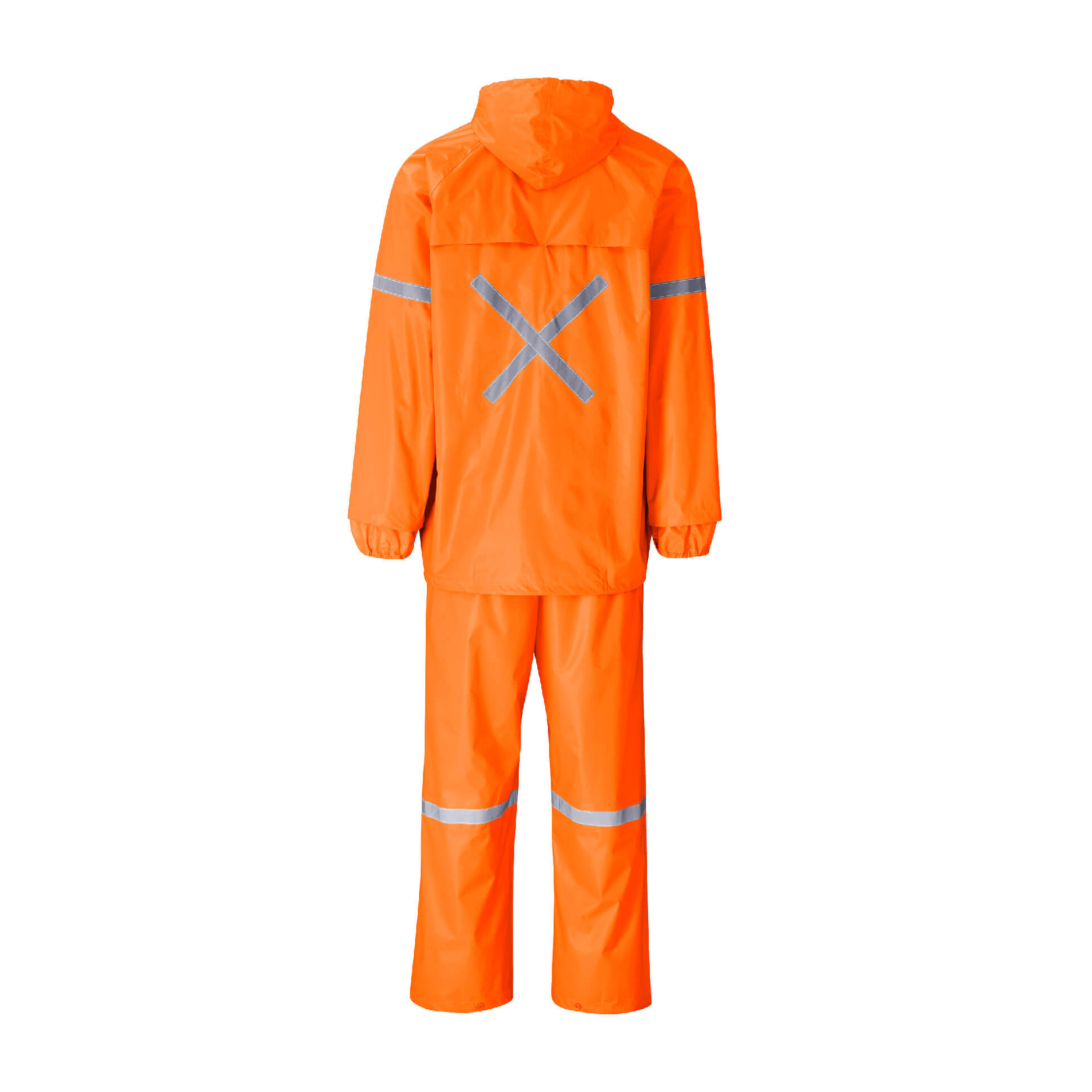 Outdoor Hi-Viz Reflective Polyester/Pvc Rainsuit - Image 17