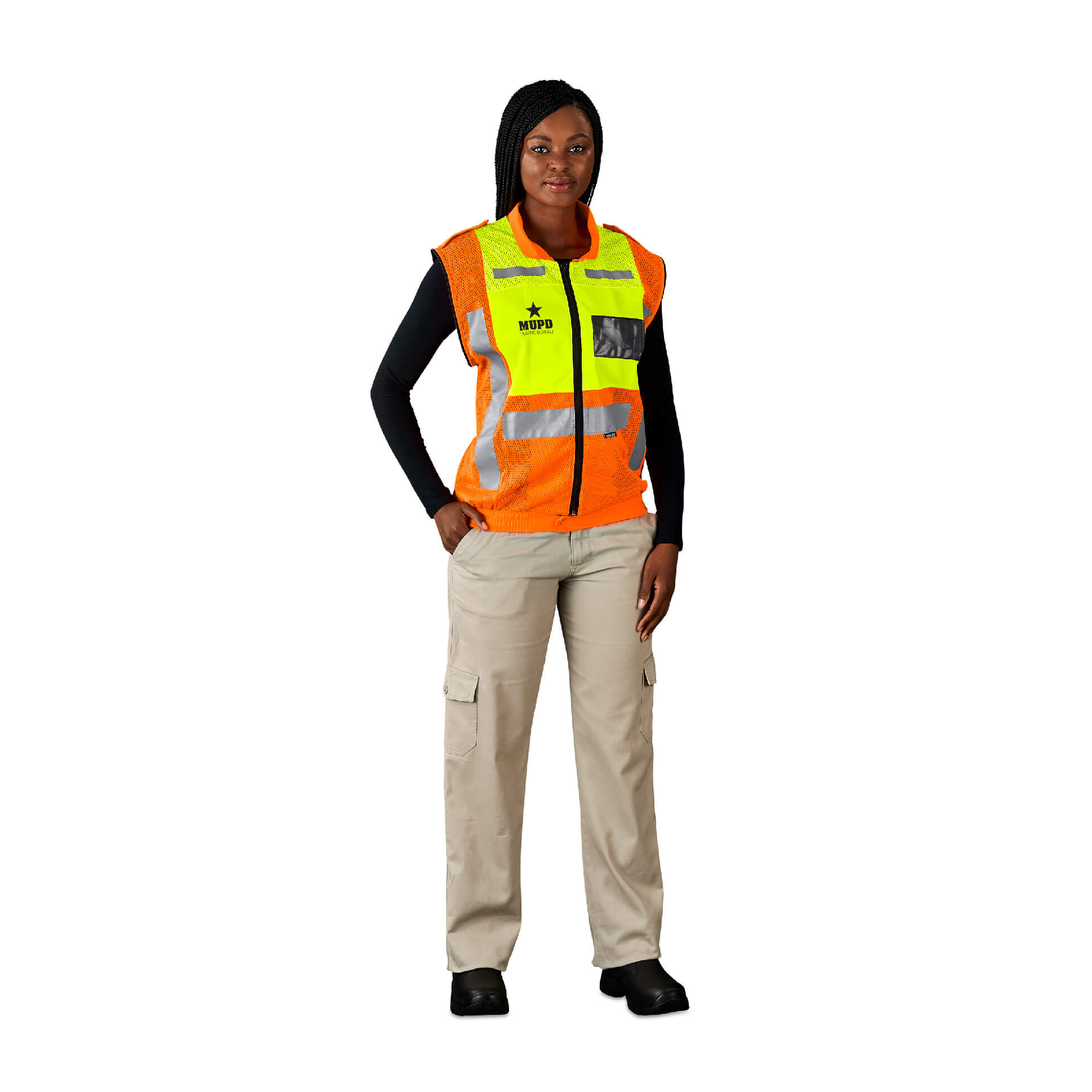 Metro Two-Tone Hi-Viz Reflective Zip-Off Jacket - Image 8