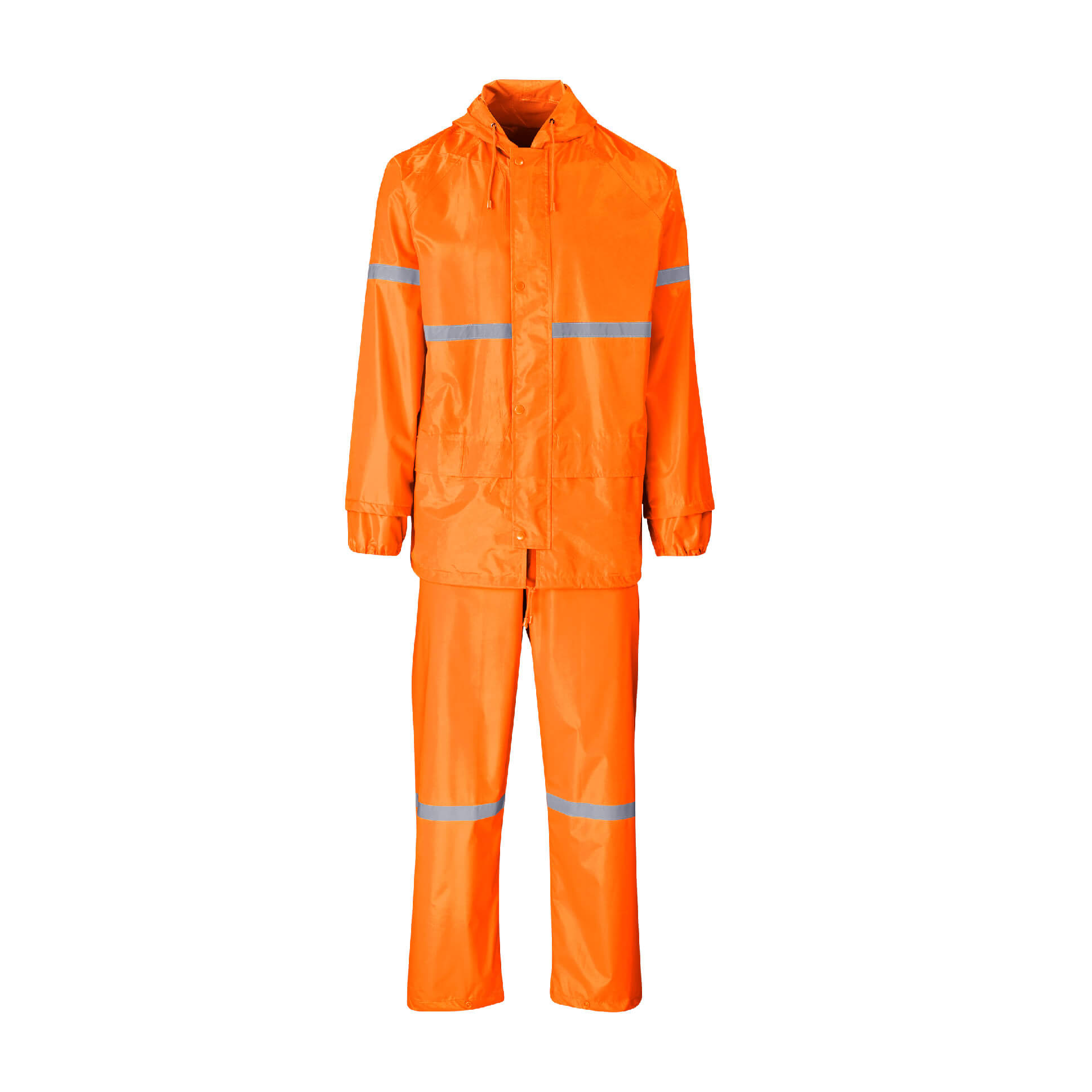 Outdoor Hi-Viz Reflective Polyester/Pvc Rainsuit - Image 15