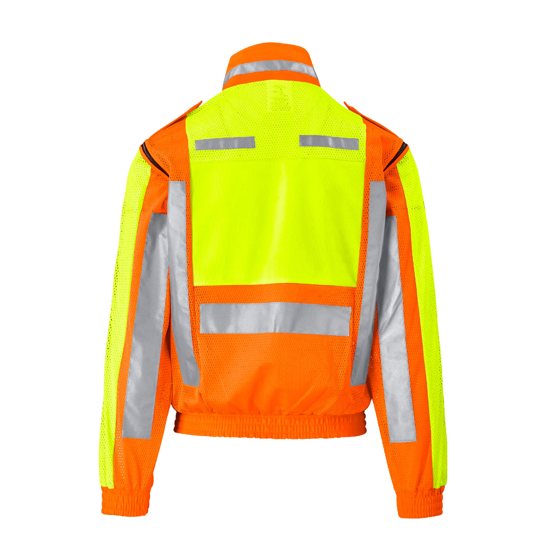 Metro Two-Tone Hi-Viz Reflective Zip-Off Jacket - Image 4