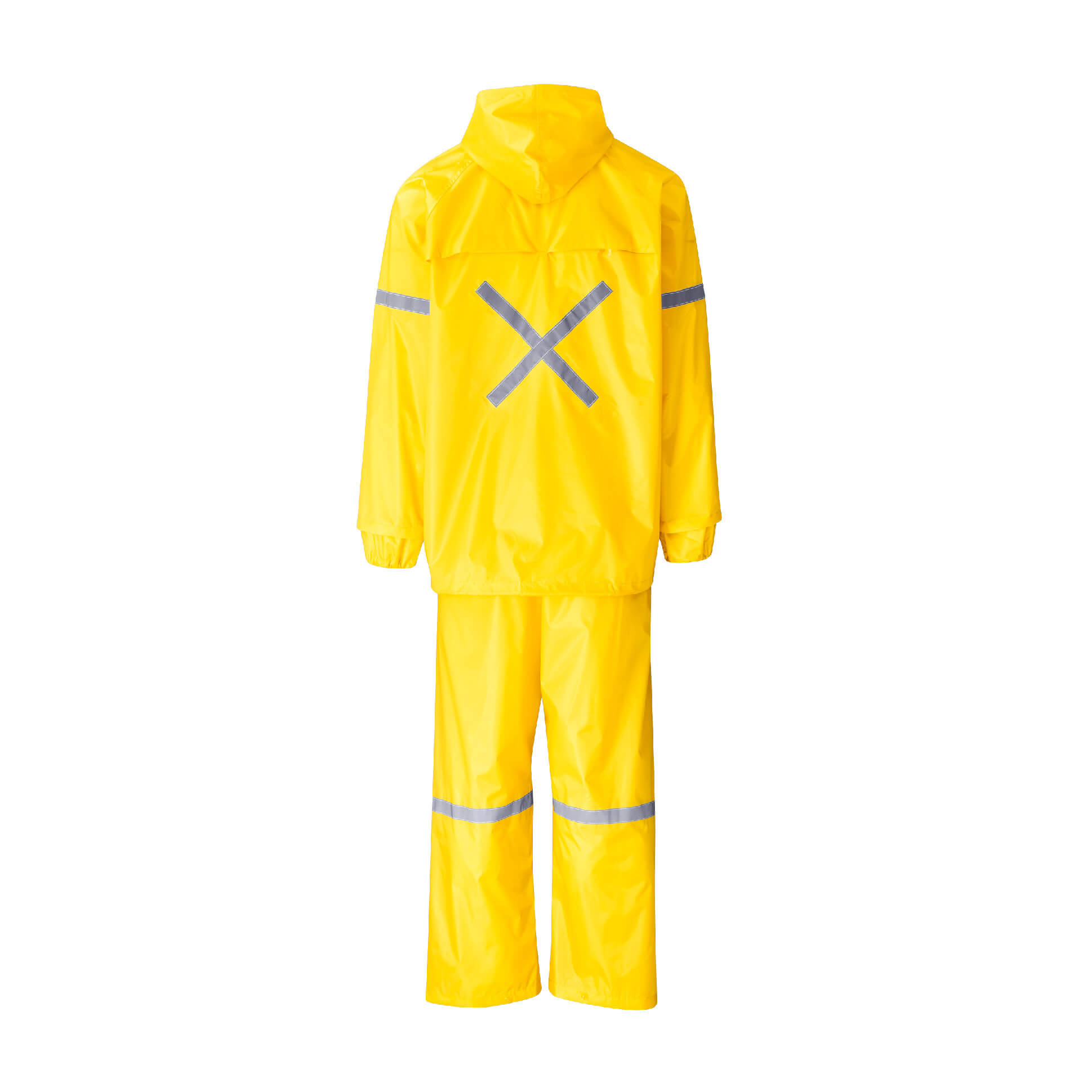 Outdoor Hi-Viz Reflective Polyester/Pvc Rainsuit - Image 13