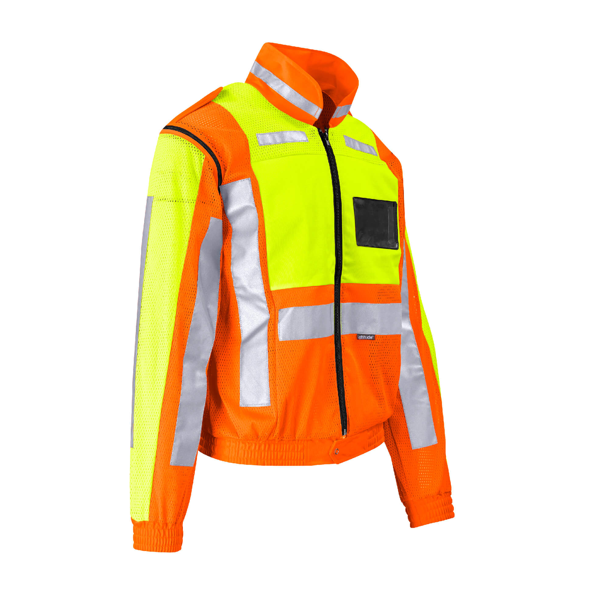 Metro Two-Tone Hi-Viz Reflective Zip-Off Jacket - Image 3