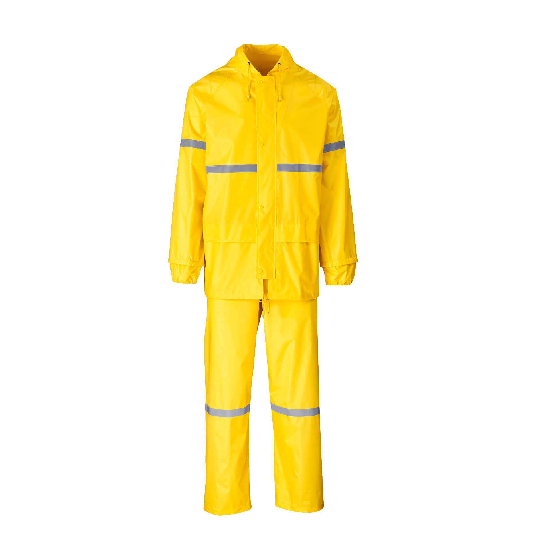 Outdoor Hi-Viz Reflective Polyester/Pvc Rainsuit - Image 11