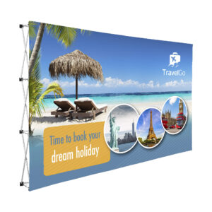 Legend Straight Banner Wall 3.7M X 2.25M