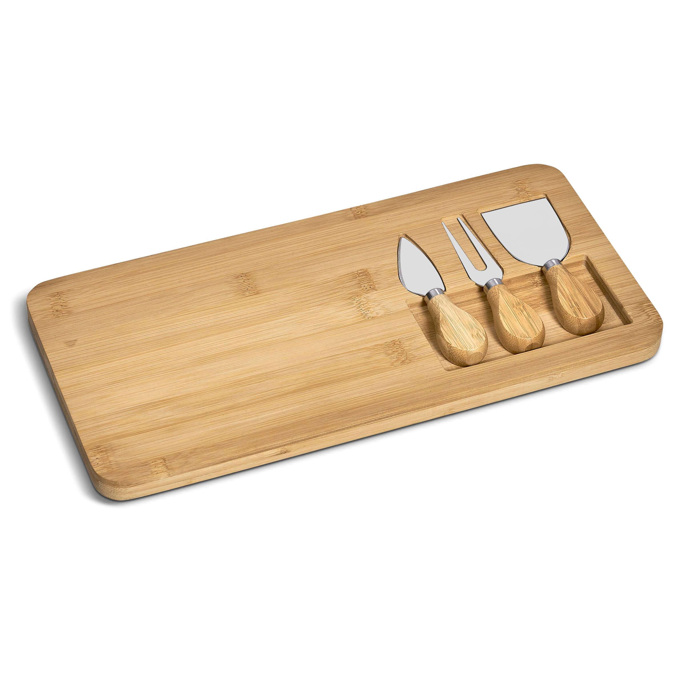 Okiyo Chizu Bamboo Cheese Board Set - Image 4