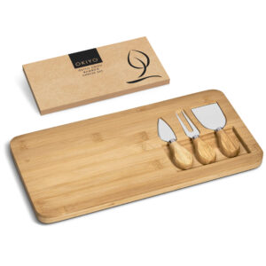Okiyo Chizu Bamboo Cheese Board Set